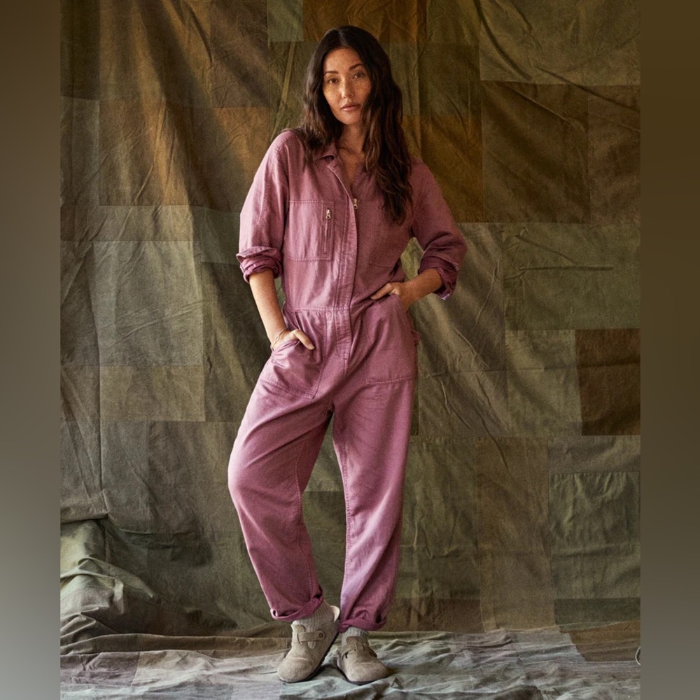 Outerknown Dusty Rose Jumpsuit